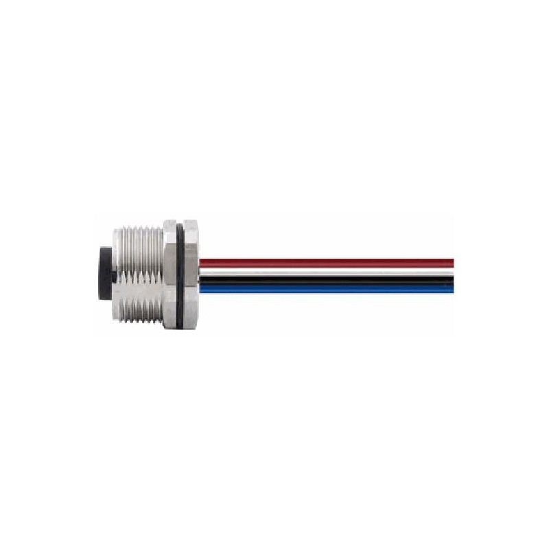 Connecteur femelle 7/8, 3 pol.,   IP67, 8A, non-blindé